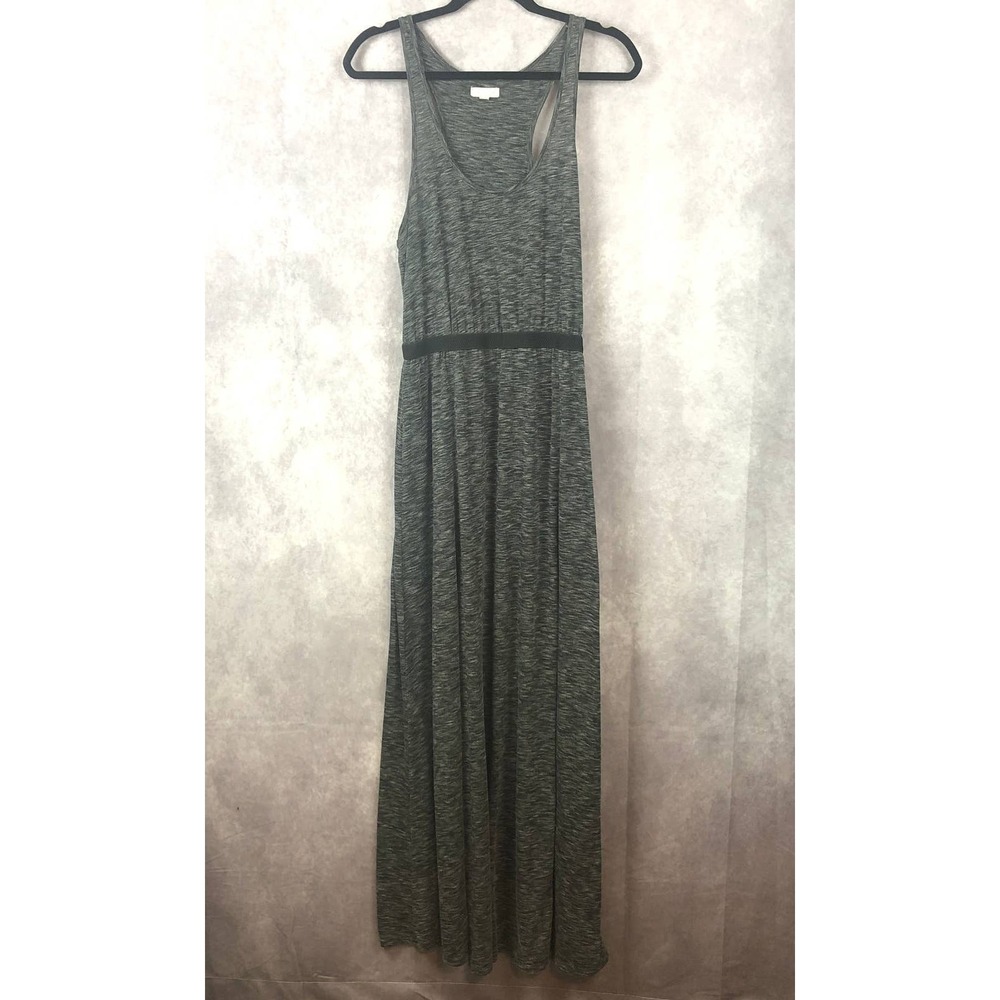 Silnce + Noise Urban Outfitters Maxi Dress Double Slit Front Space Dye Gray Sz L
